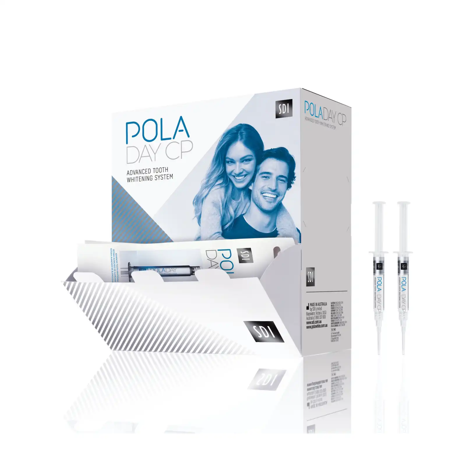 Pola Day CP 35% Carbamide Peroxide Take-Home Whitening System, Syringe Dispenser Pack, 3 g, Spearmint, 50/Bx, 7700073 thumbnail 2