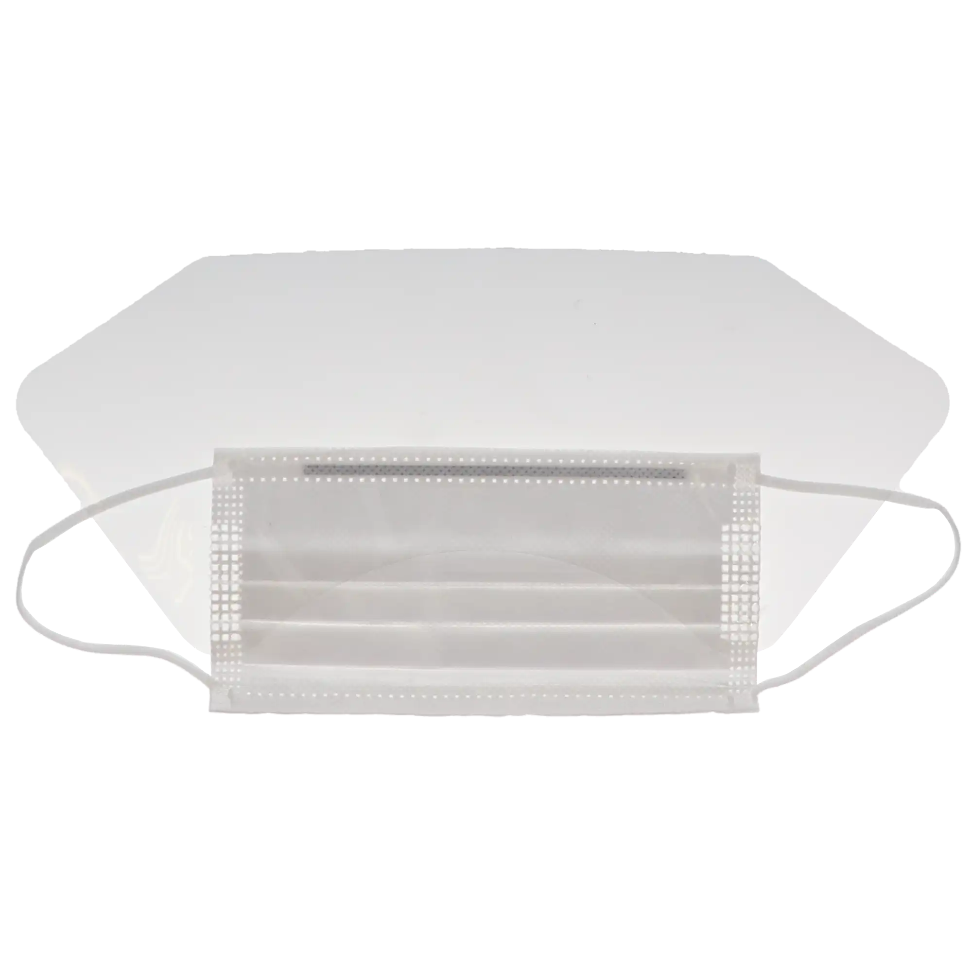 Crosstex Ultra Sensitive FogFree Earloop Surgical Face Mask with Shield, ASTM Level 3, White, 25/Box, GCPWS thumbnail 4