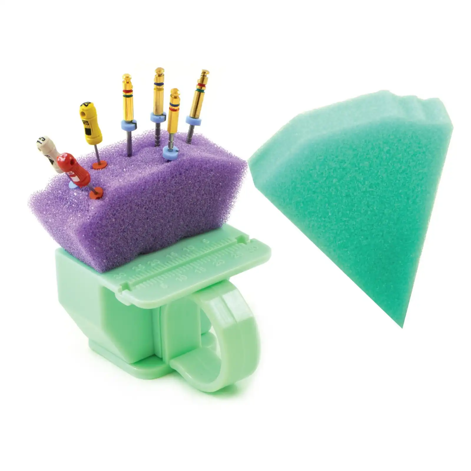 Pac-Dent Endo Aid Kit & Refills, One-Finger-Hold Organizer with 2 Rings and 50 Disposable Foam Inserts, 802 thumbnail 2