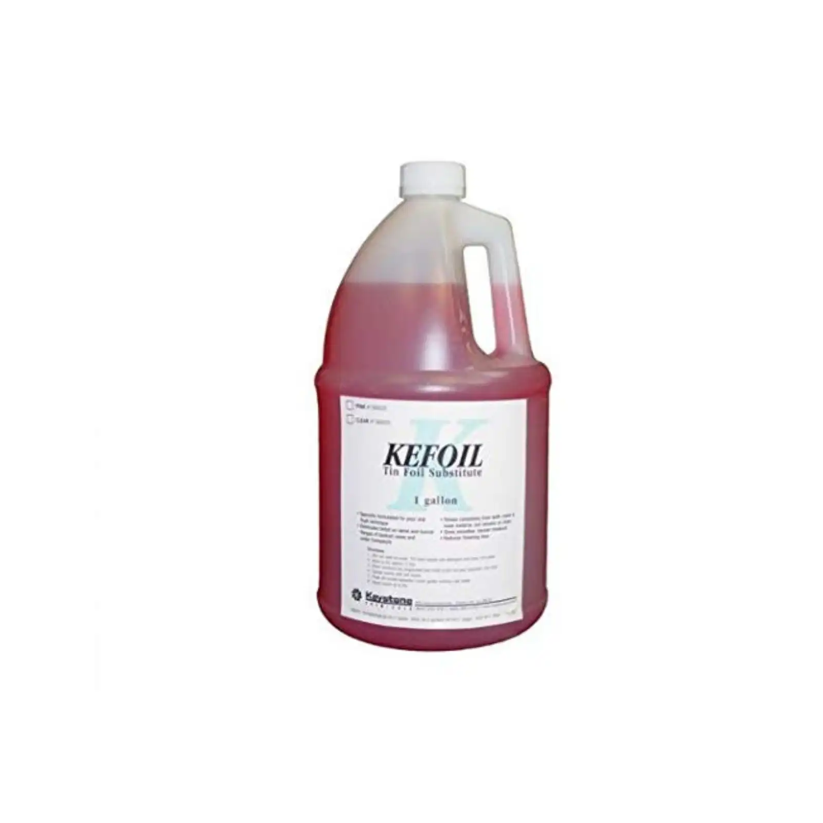 Kefoil Tin Foil Substitute, Clear, Alcohol-Free Liquid Separator, 1 Gallon, 1360020 thumbnail 2