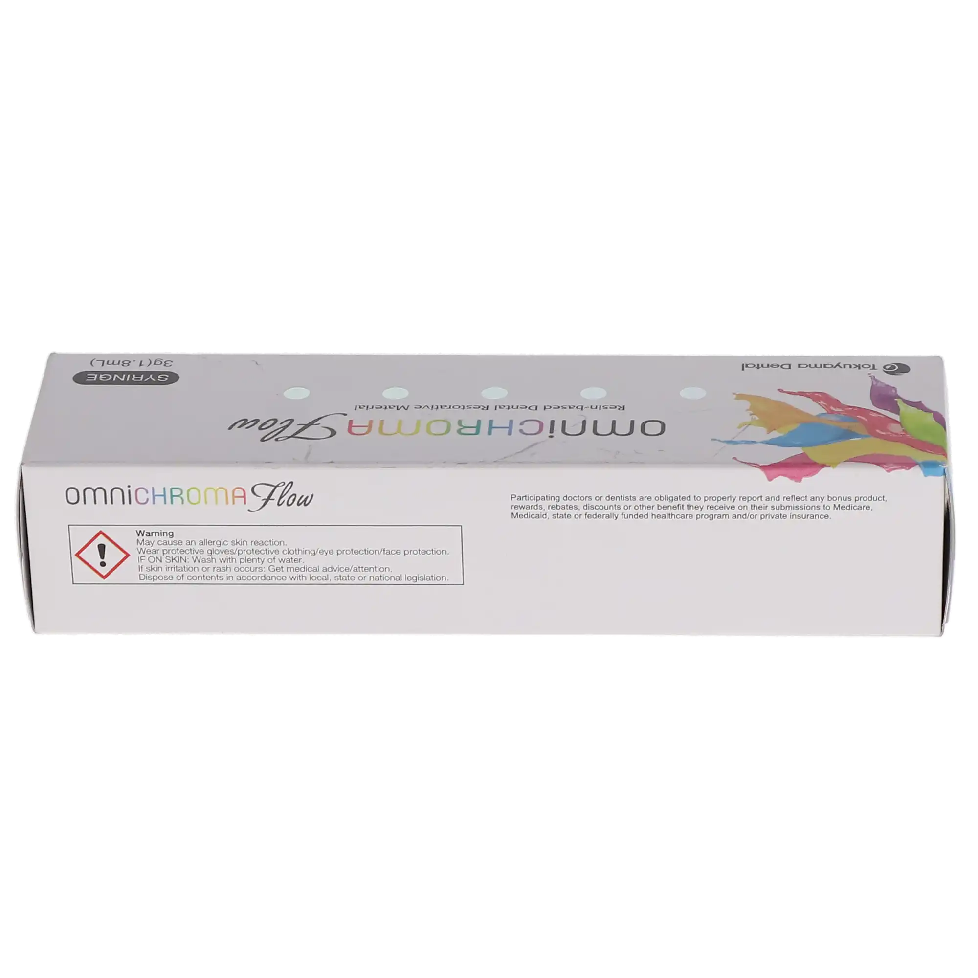 Tokuyama Omnichroma Flow Flowable Composite, Light-Cure, Syringe Refill, 3 g/1.8 mL, 1/Pk, 10220 thumbnail 9