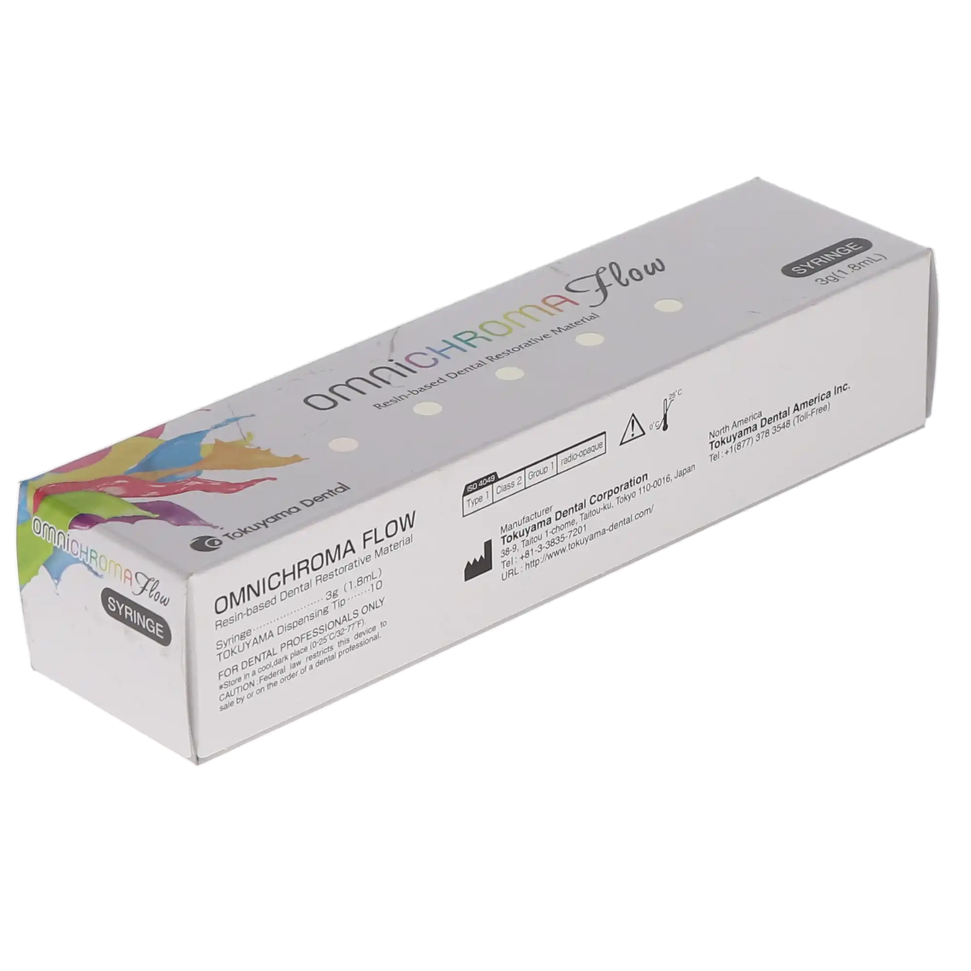 Tokuyama Omnichroma Flow Flowable Composite, Light-Cure, Syringe Refill, 3 g/1.8 mL, 1/Pk, 10220 thumbnail 10