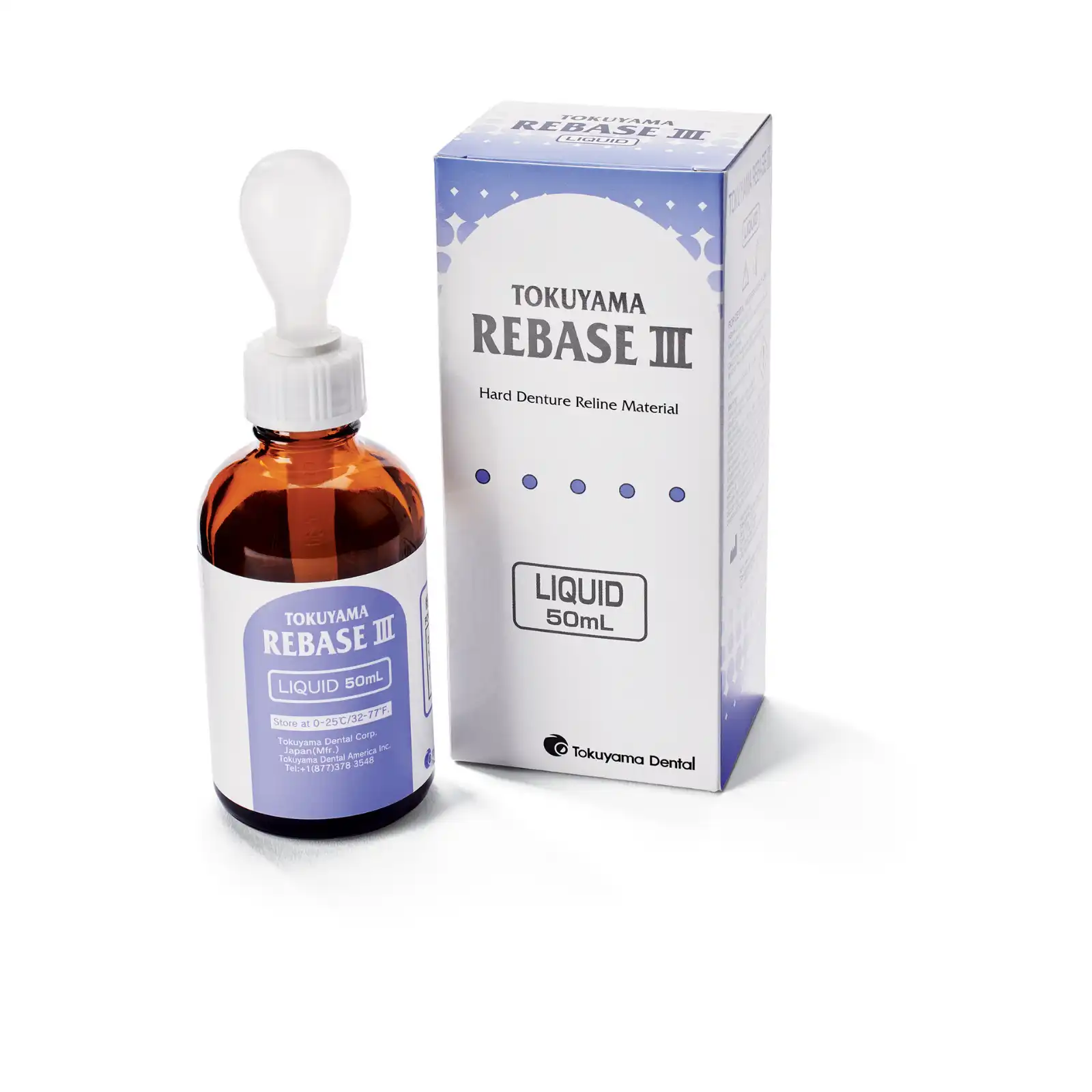 Tokuyama Rebase III Hard Denture Reline Material Liquid, 50 mL Bottle, 1/Pk, 20662 thumbnail 11