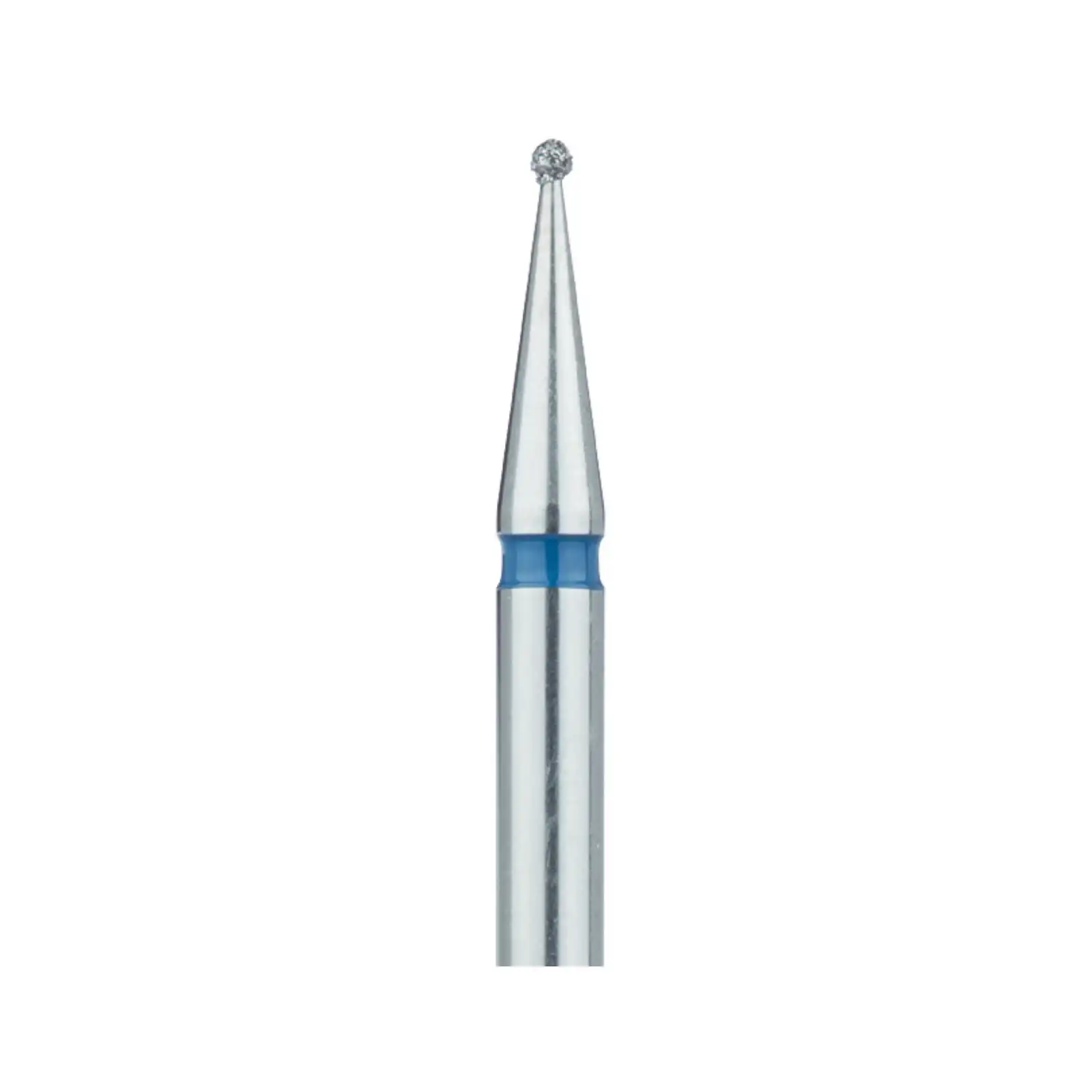 Meisinger Multi-Use Diamond Bur, HP, Round, #801, 0.9 mm, Medium Grit, Blue, 5/Pk, 801-009-HP thumbnail 3