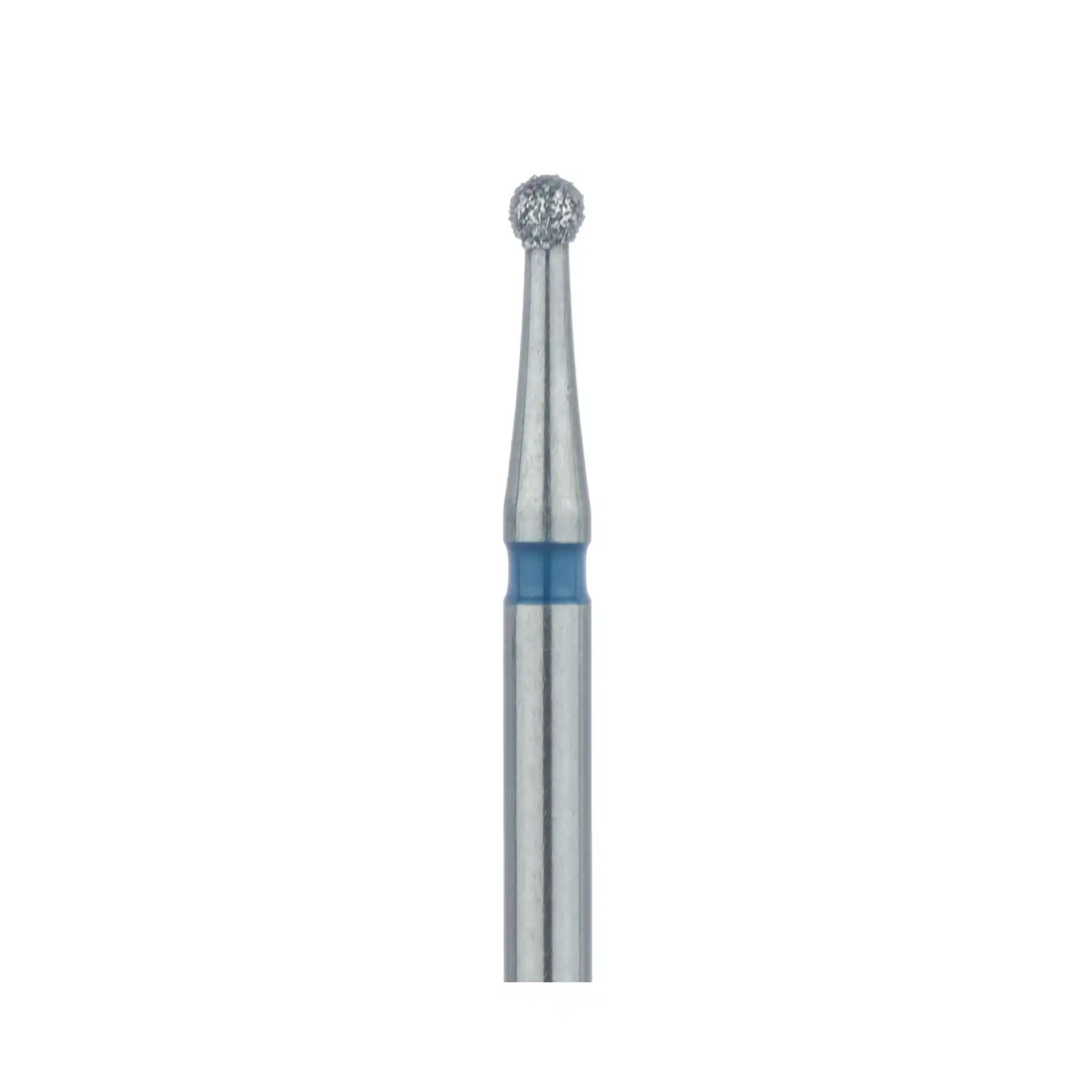 Meisinger Multi-Use Diamond Bur, Friction Grip, Round, 801, 1.4 mm, Medium Grit, Blue Ring, 5/Pk, 801-014-FG thumbnail 3