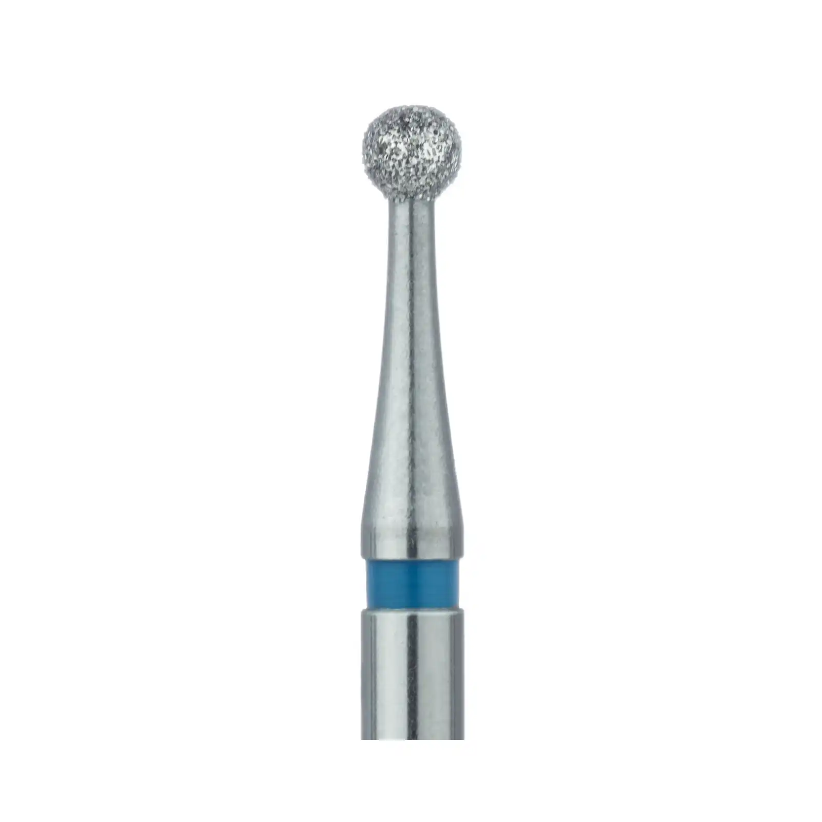 Meisinger Multi-Use Diamond Bur, RA, Round, #801, 2.3 mm, Medium Grit, Blue Ring, 5/Pk, 801-023-RA thumbnail 2