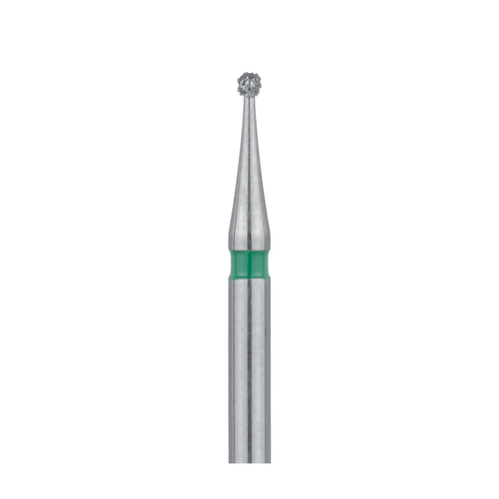 Meisinger Multi-Use Diamond Bur, FG, Round, #801G, 0.9 mm, Coarse, Green, 5/Pk, 801G-009-FG thumbnail 3