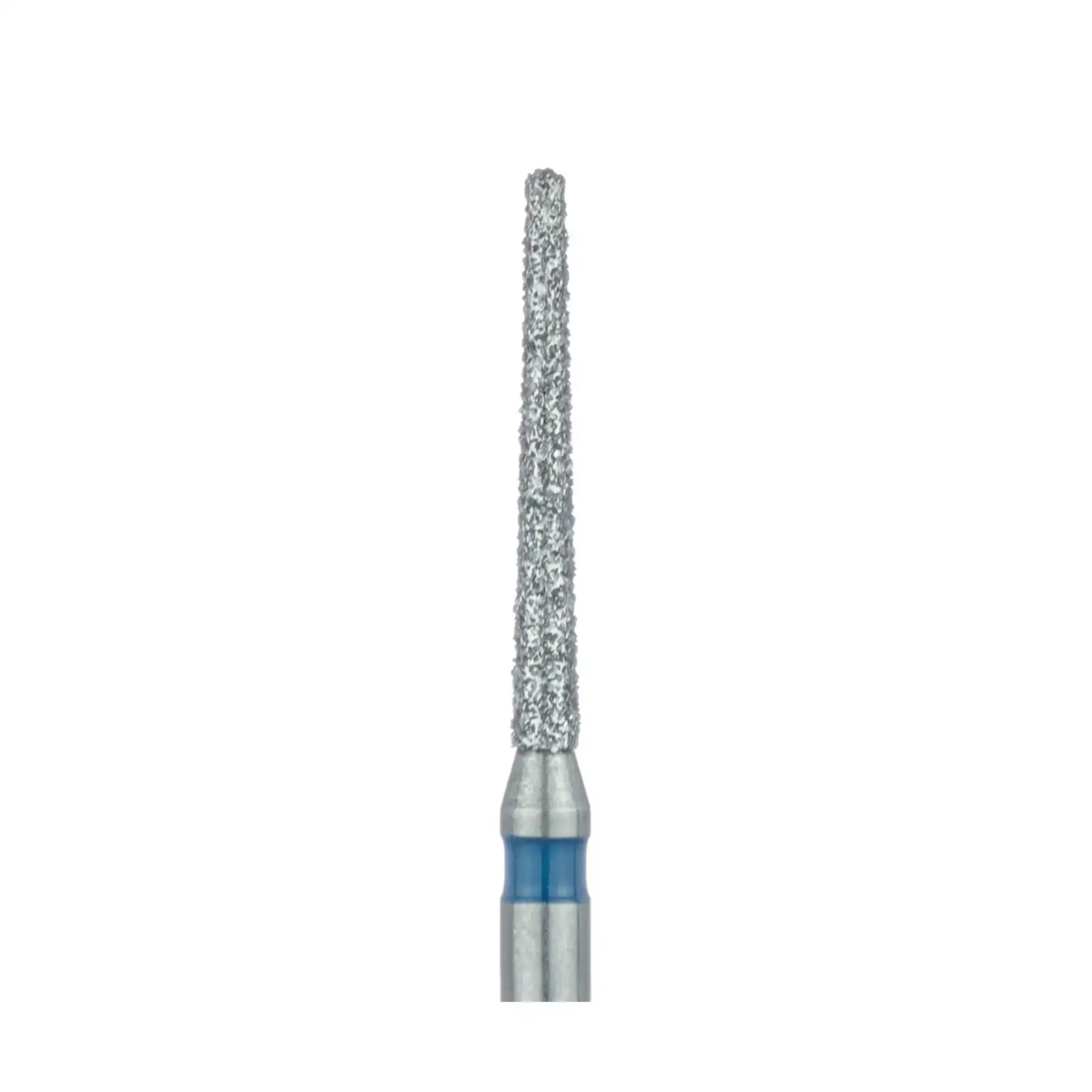 Meisinger Multi-Use Diamond Bur, Friction Grip, Long Round-End Taper Chamfer, #852-012-FG, 1.2 mm Head, Medium Grit, Blue Ring, 5/Pk thumbnail 3