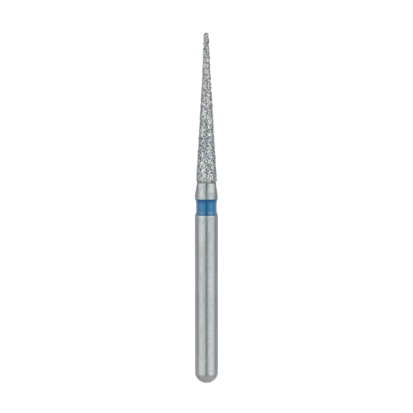 Meisinger Multi-Use Diamond Bur, Friction Grip, Long Needle, 859-014-FG, 1.4 mm Head, Medium Grit, Blue Ring, 5/Pk thumbnail 3