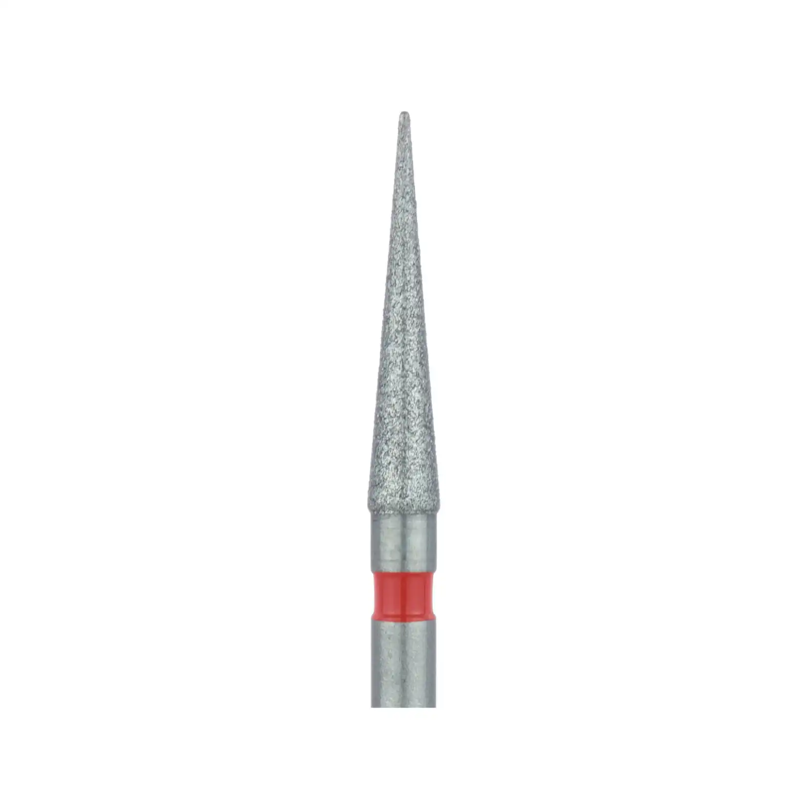 Meisinger Multi-Use Diamond Bur, FG, Long Needle, #859F, 1.8 mm Head, 10 mm Working Length, Fine, Red, 5/Pk, 859F-018-FG thumbnail 3