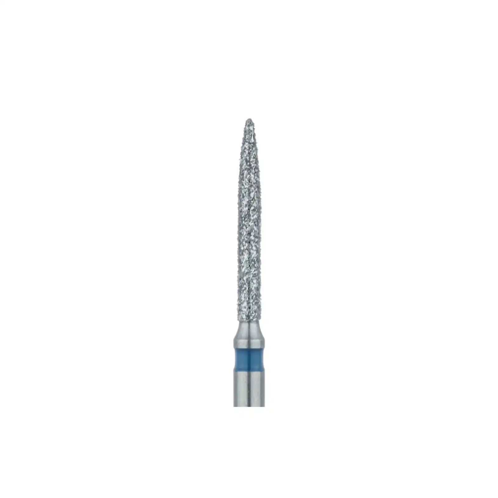 Meisinger Multi-Use Diamond Bur, HP, Long Flame, #863, 1.2 mm, Medium Grit, Blue Ring, 5/Pk, 863-012-HP thumbnail 3