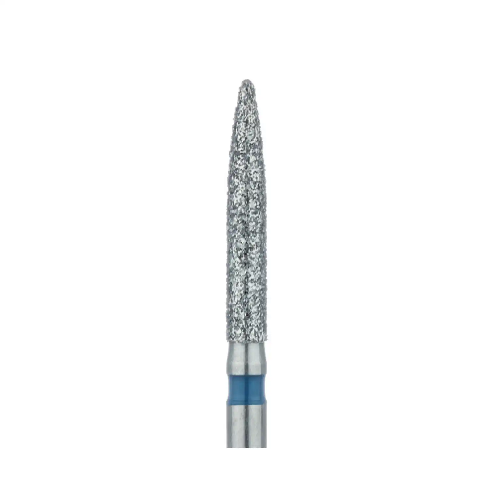 Meisinger Multi-Use Diamond Bur, HP, Long Flame, #863, 1.6 mm, Medium (Blue), 5/Pk, 863-016-HP thumbnail 2