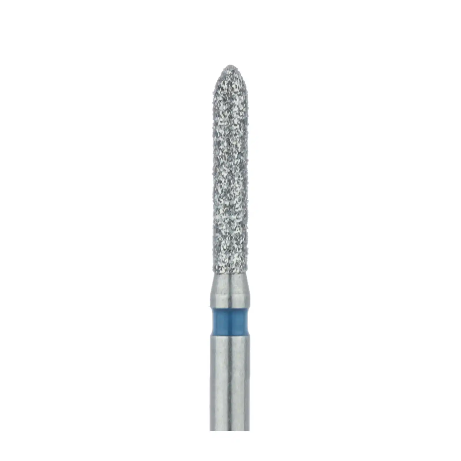 Meisinger Multi-Use Diamond Bur, Friction Grip, Long Torpedo, 868-014-FG, 1.4 mm, Medium Grit, Blue Ring, 5/Pk thumbnail 3