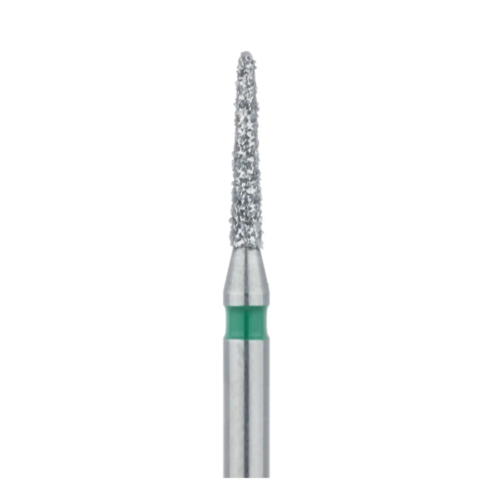 Meisinger Multi-Use Diamond Bur, FG, Modified Torpedo, #877G, 1.2 mm, Coarse, Green, 5/Pk, 877G-012-FG thumbnail 3