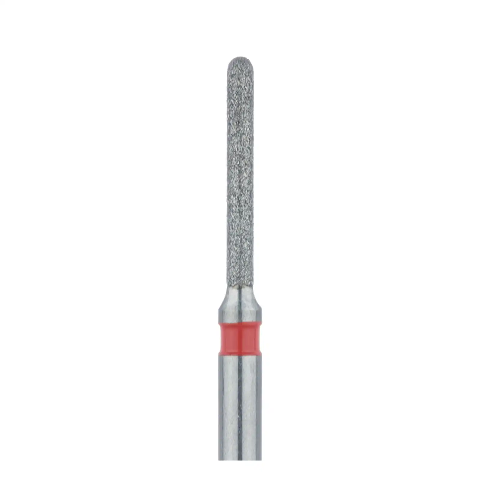 Meisinger Multi-Use Diamond Bur, Friction Grip, Round-End Cylinder, 881F, 1.0 mm, Fine, Red, 5/Pk, 881F-010-FG thumbnail 3