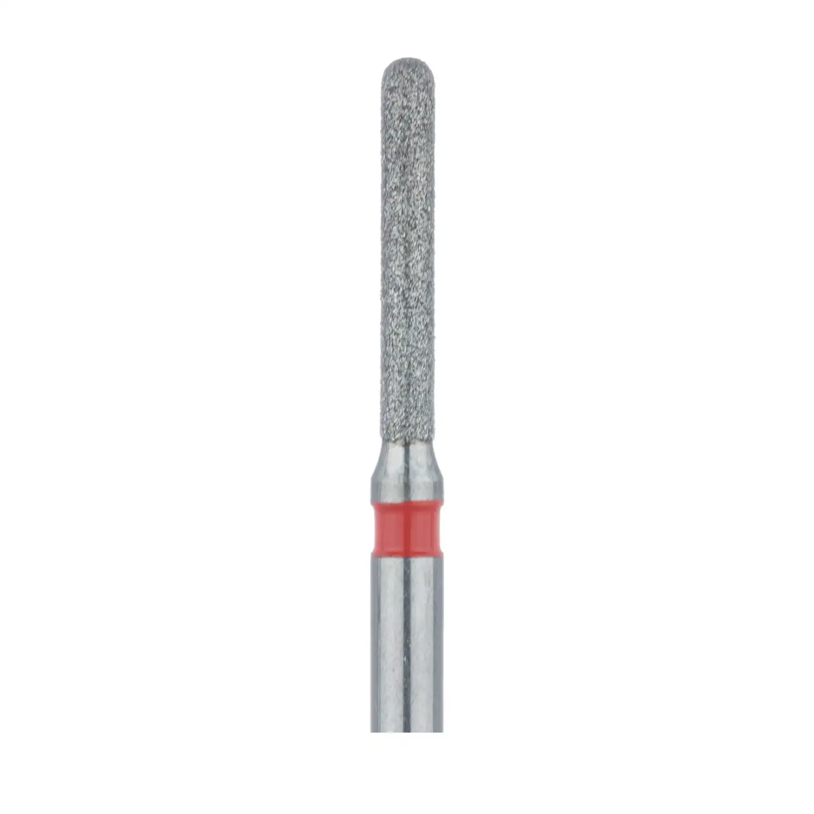 Meisinger Multi-Use Diamond Bur, FG, Fine, Round End Cylinder, #881F, 1.2 mm Head, Red, 5/Pk, 881F-012-FG thumbnail 3