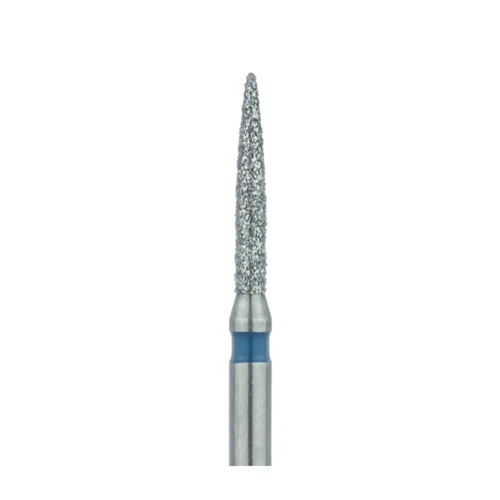 Meisinger Multi-Use Diamond Bur, Friction Grip, Flame, 888, 1.2 mm, Medium, Blue, 5/Pk, 888-012-FG thumbnail 3