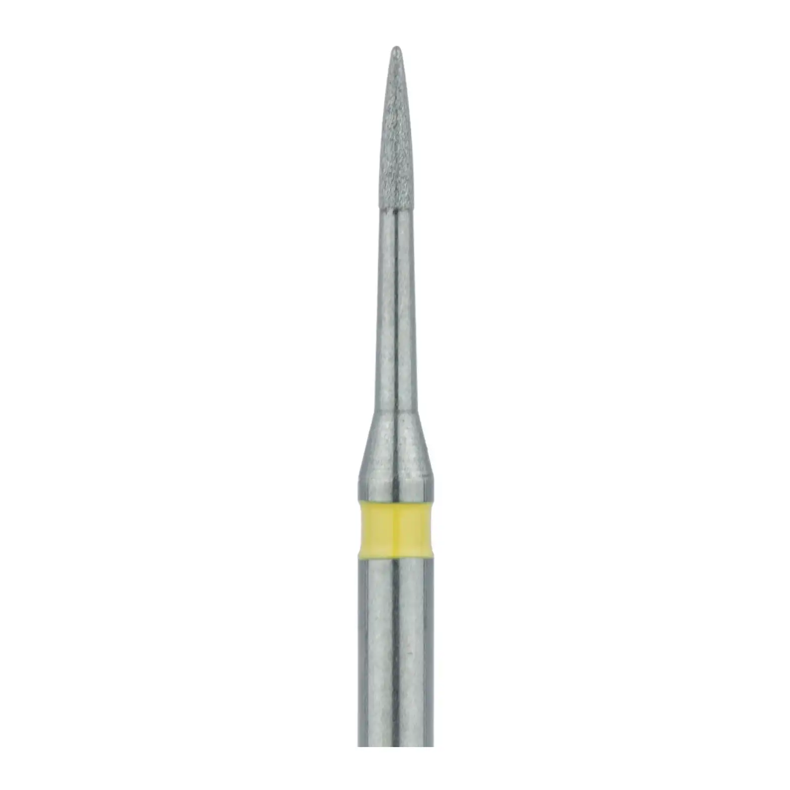 Meisinger Multi-Use Diamond Bur, FG, Short Flame, #889LC, 0.9 mm, Extra Fine, Yellow, 5/Pk, 889LC-009-FG thumbnail 3