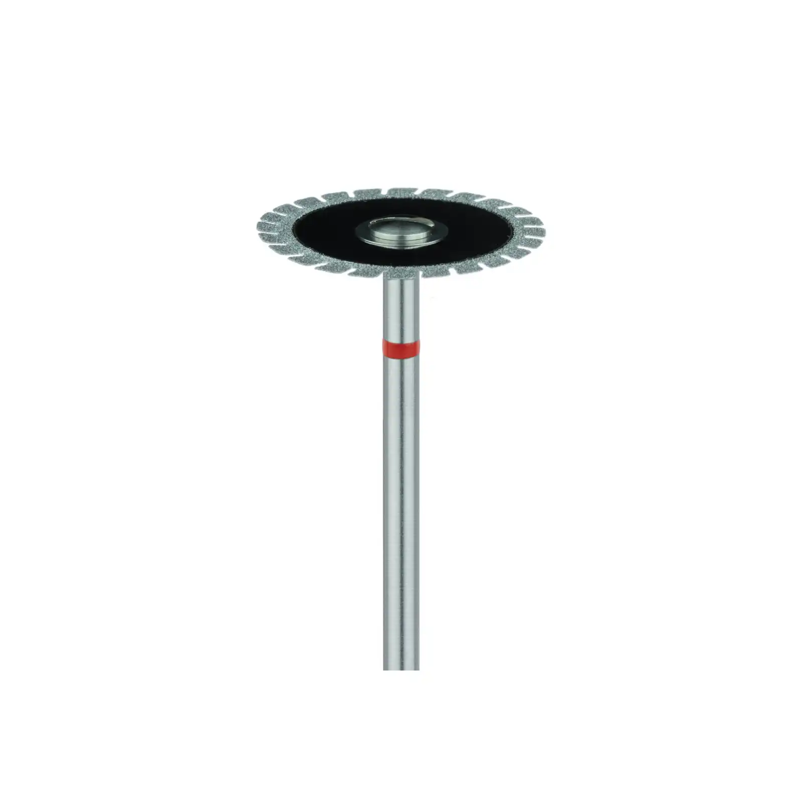 Meisinger Multi-Use Diamond Disc, Handpiece (HP), Serrated Edge, Super Flexible, 940F-180, 18 mm, Fine, Red, 1/Pk, 940F-180-HP thumbnail 2