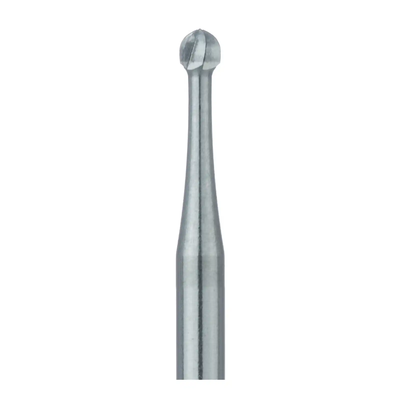 Meisinger HM1-014-SS Operative Tungsten Carbide Bur, Round, Size #4, 1.4 mm, Friction Grip Short Shank, 5/Pk thumbnail 2