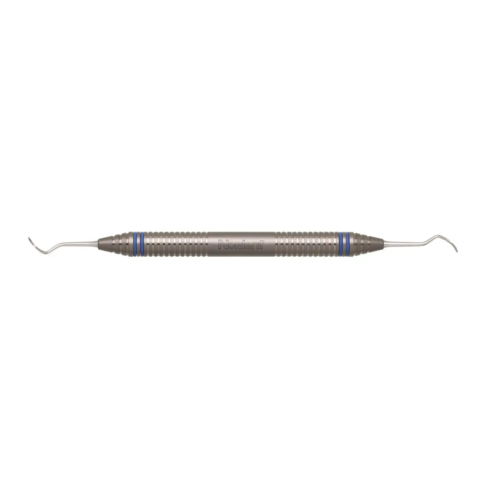 ImplaMate Posterior Sickle Implant Scaler #204S, Double-End, Titanium Tip, DuraLite ColorRings Handle, CEIS204S thumbnail 2