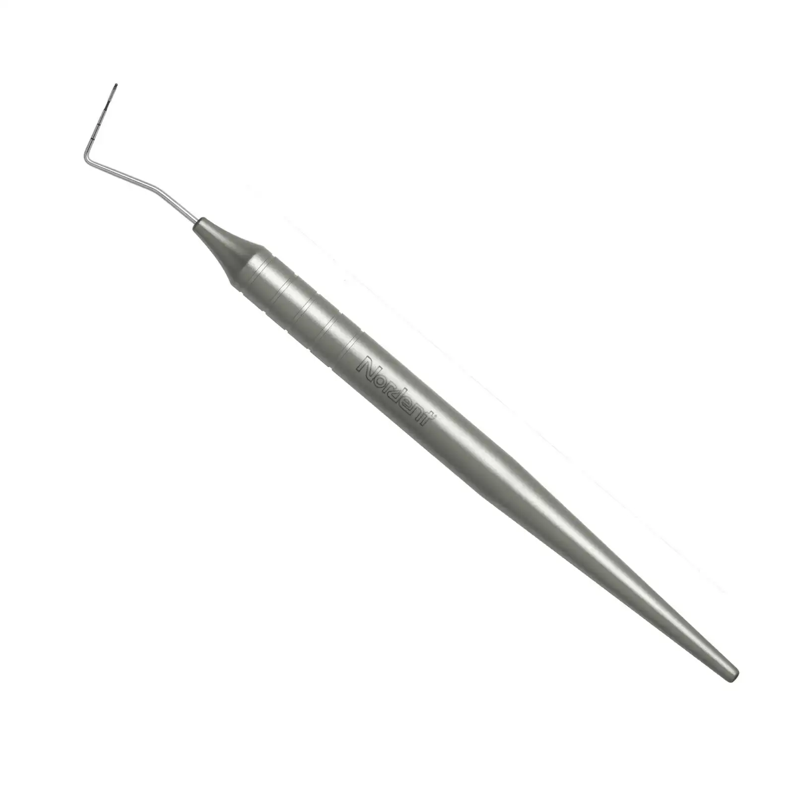 Nordent Composite Placement Instrument, Double-Ended, Double Paddle #1T (0/90°), Titanium Nitride Coated, DuraLite Round Handle, REPFI1T thumbnail 2