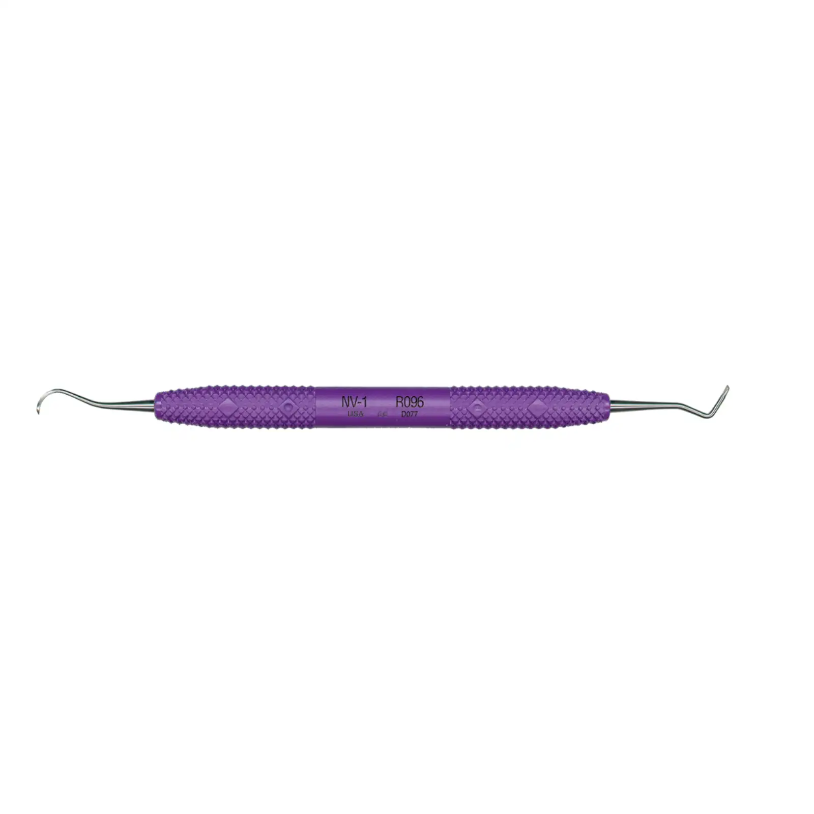 PDT Nevi 1 (N1) Anterior Sickle Scaler, Double-Ended, Purple Resin Handle, R096 thumbnail 2