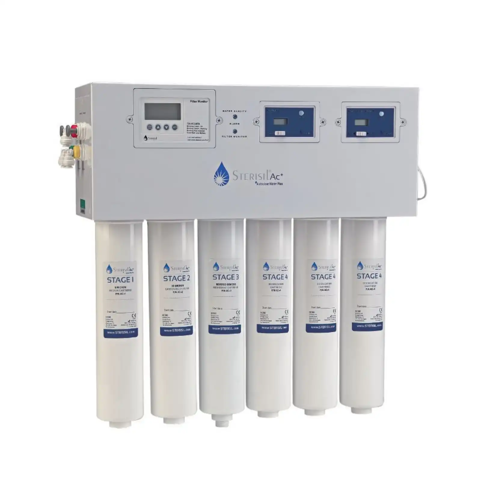 Sterisil G5 Annual Water Purification Kit – Stages 1, 2 & 3 Replacement Cartridges + Class A UV Bulb - Stages 1 2 & 3 + Class A UV Bulb - Image 1