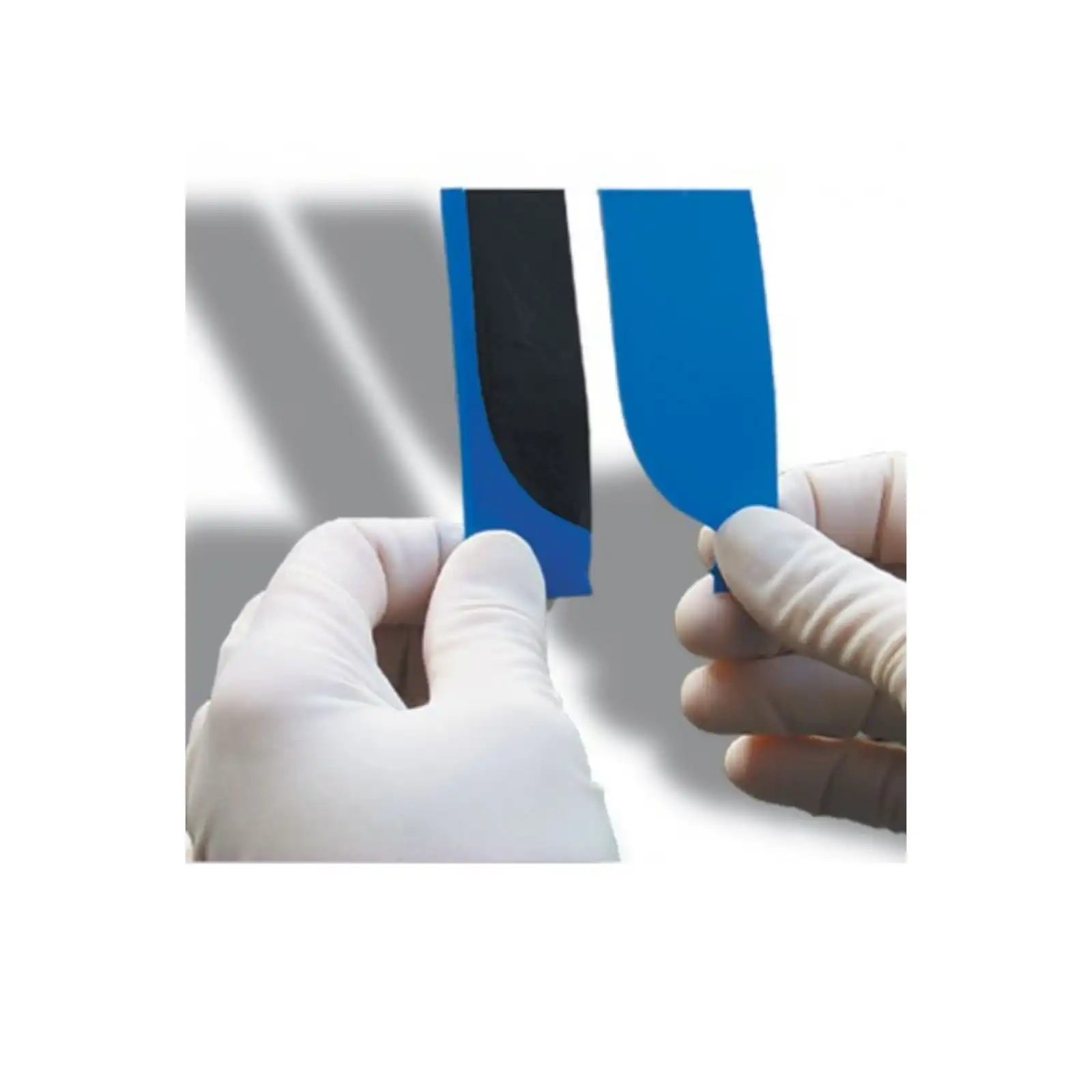 TrollFoil Double-Sided Pre-Mounted Articulating Paper, 8 microns, Blue, 100/Pk, 72075 - TrollFoil Double-Sided Pre-Mounted Articulating Paper, 8 microns, Blue, 100/Pk, 72075 - Image 1
