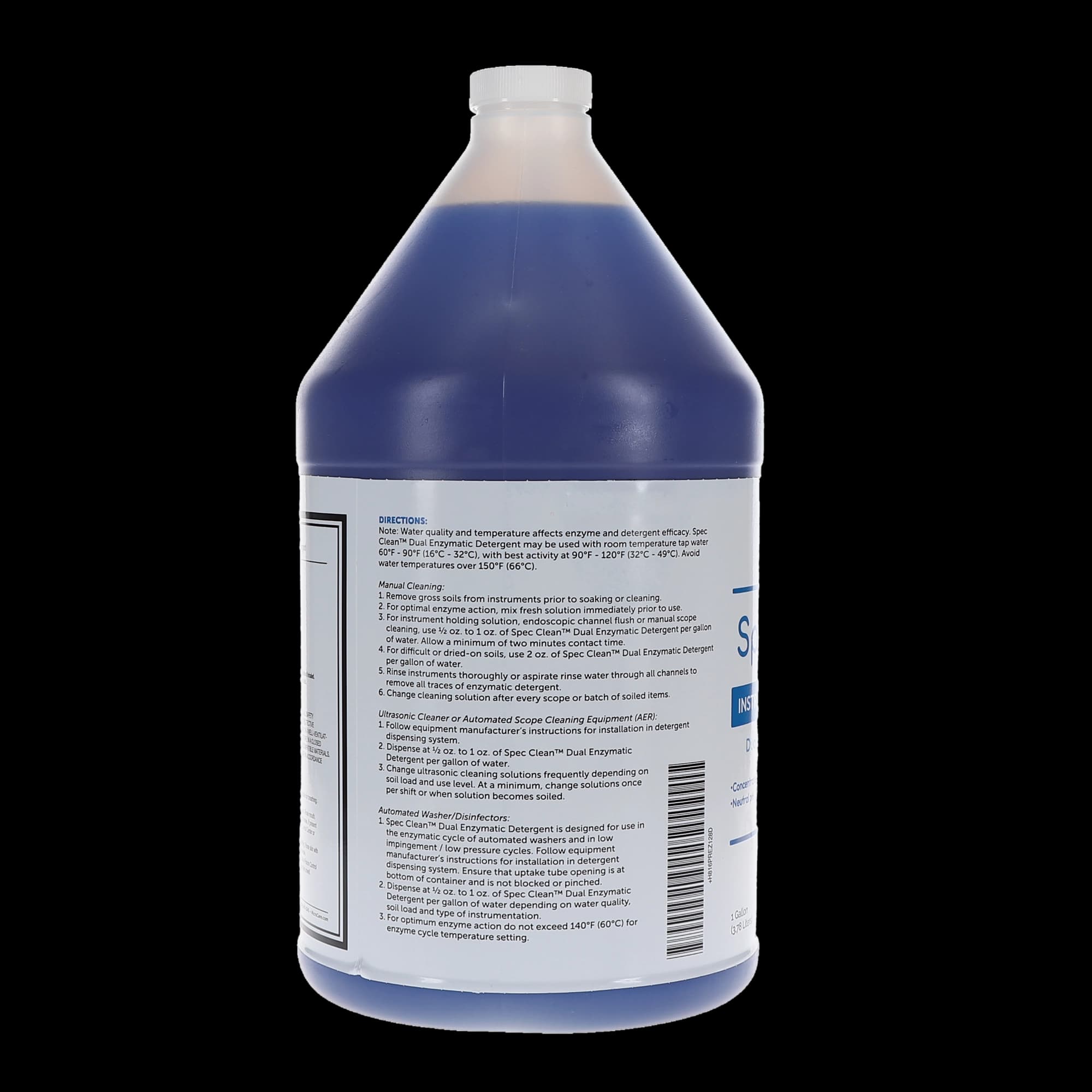 Spec Clean Dual Enzymatic Instrument Detergent, 1 Gallon, EZ128-1 thumbnail 3