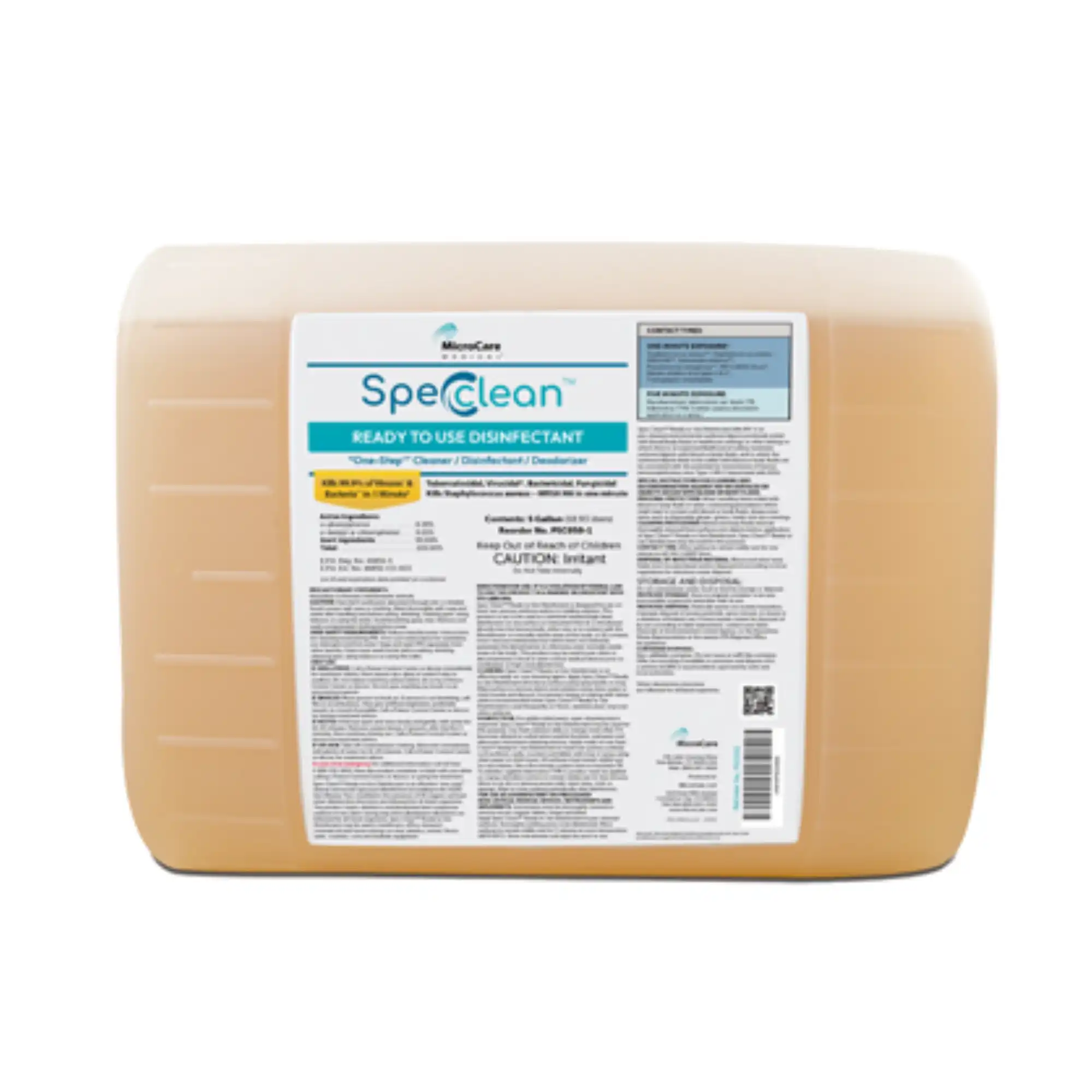 Spec Clean (formerly ProSpray) Ready-to-Use Surface Disinfectant/Cleaner, 5 Gallon Refill with Spigot, PSC050 - Spec Clean Ready-to-Use Disinfectant 5 Gallon, PSC050-1 - Image 1