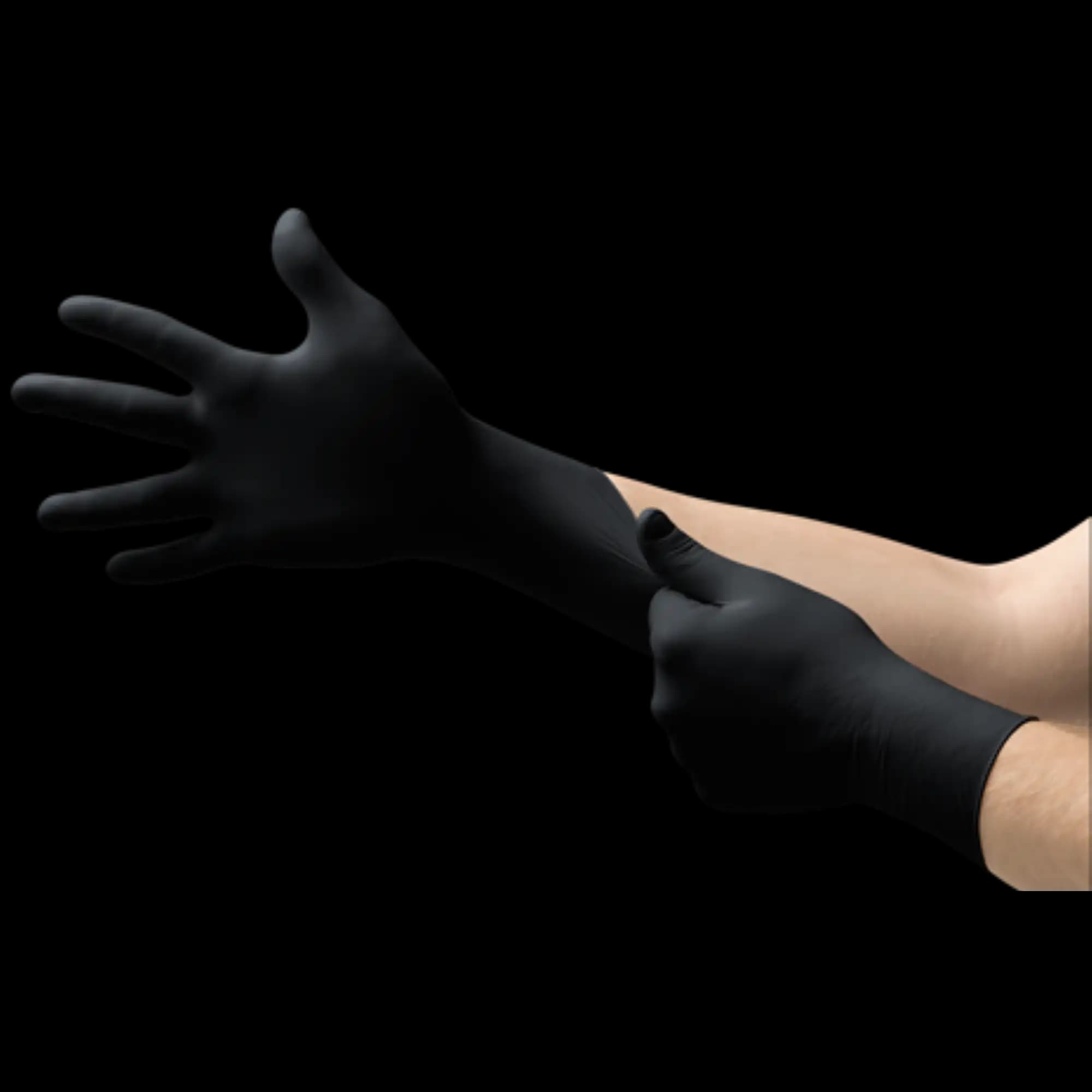 Black Maxx Nitrile Exam Gloves, Powder Free, Non-Sterile, Small, Black, 100/Box, BMN100S thumbnail 12