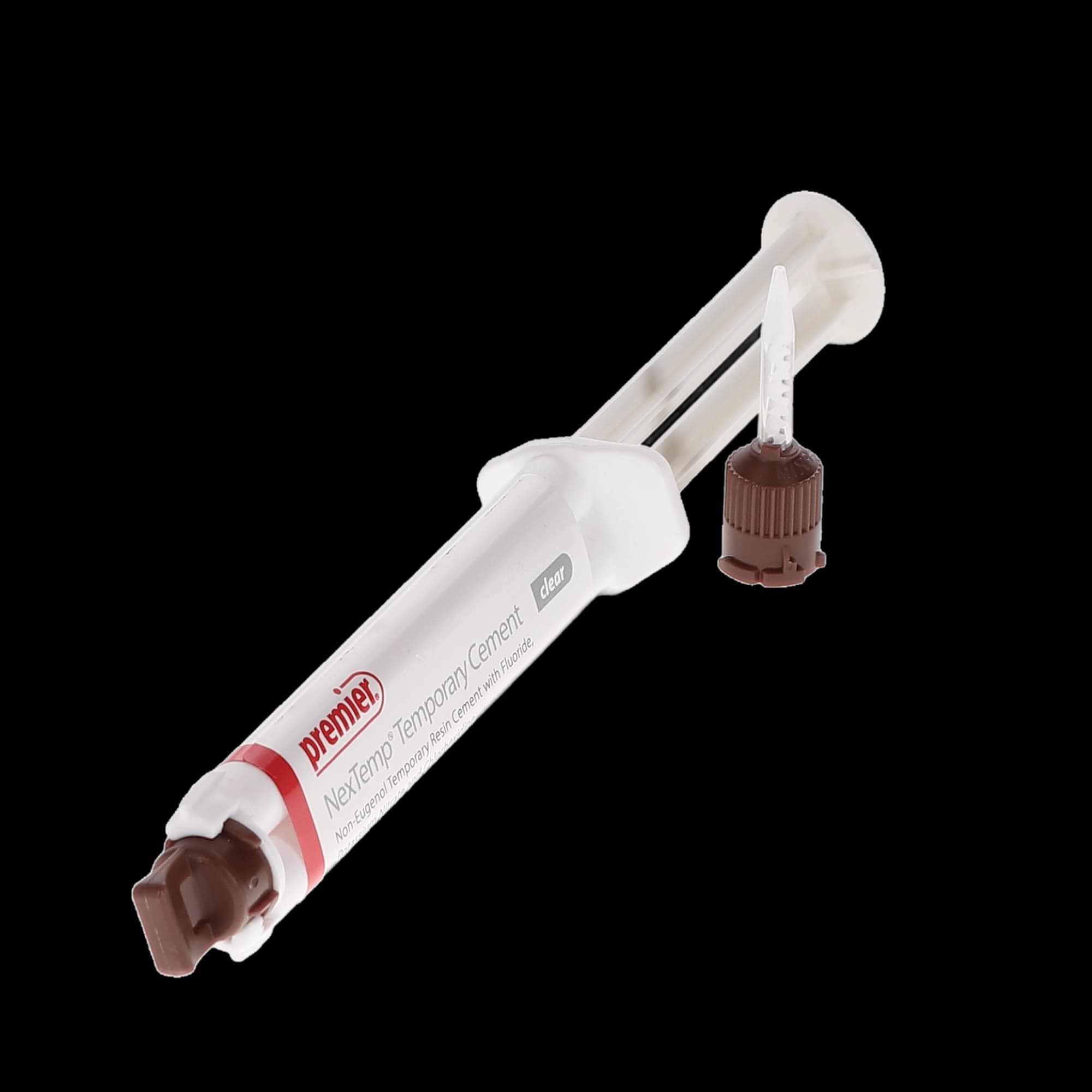 NexTemp Clear Temporary Resin Cement Standard Kit, 5 mL Automix Syringe with 10 Mixing Tips, 3001472 thumbnail 3