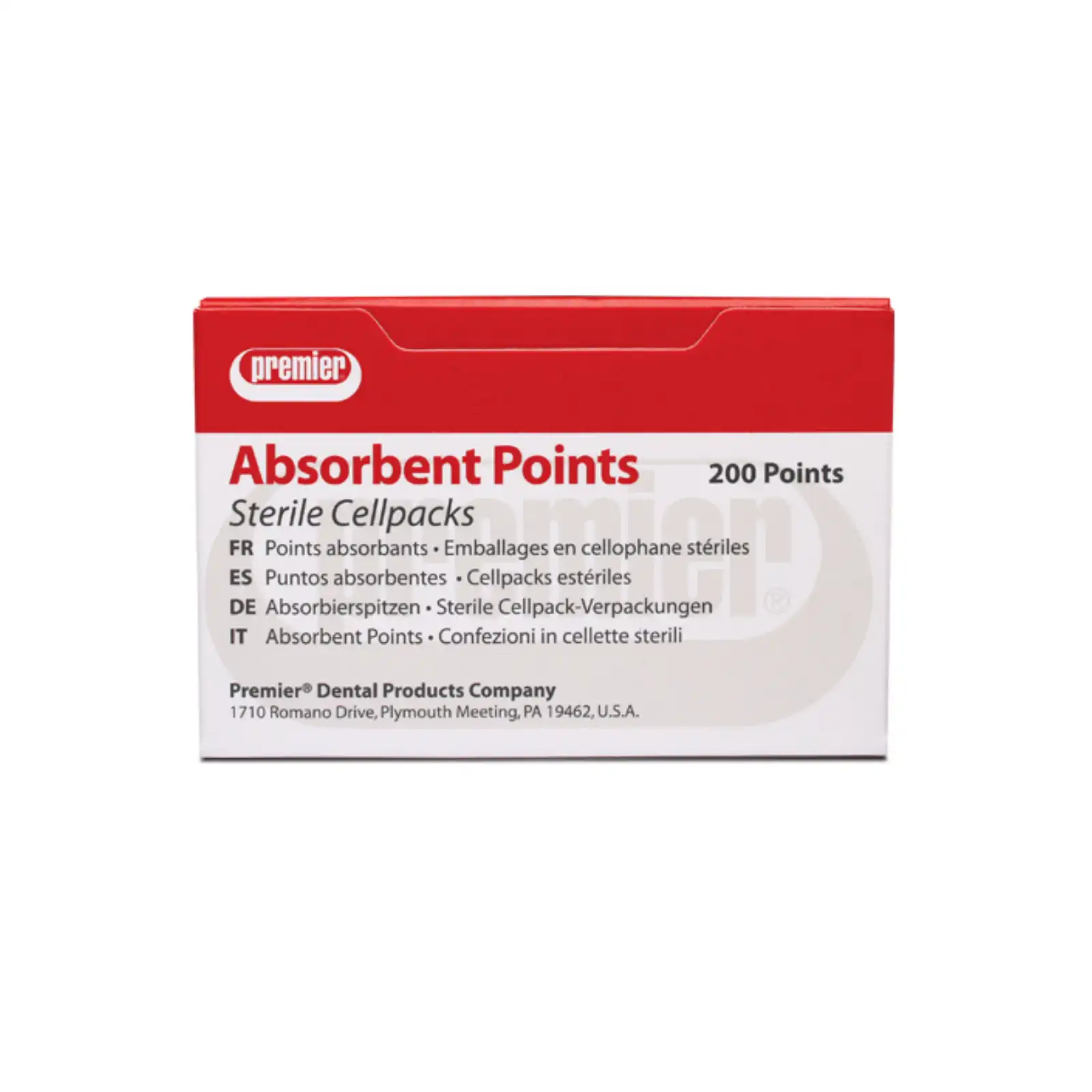 Premier Absorbent Paper Points, Medium, Sterile, White, Cell Pack, 200/Pk, 9055104 thumbnail 9