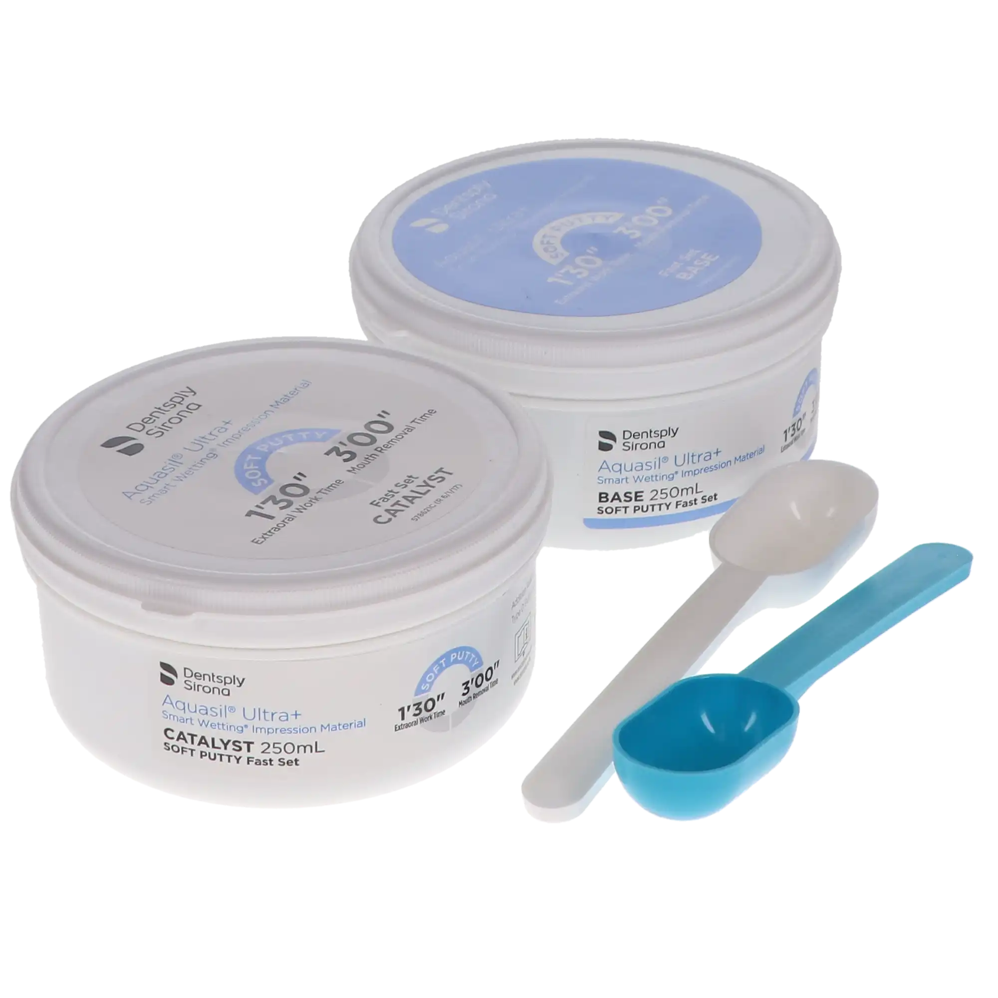 Aquasil Ultra+ Soft Putty Fast Set VPS Impression Material, 2 x 250 mL (Base & Catalyst), 678708 thumbnail 2