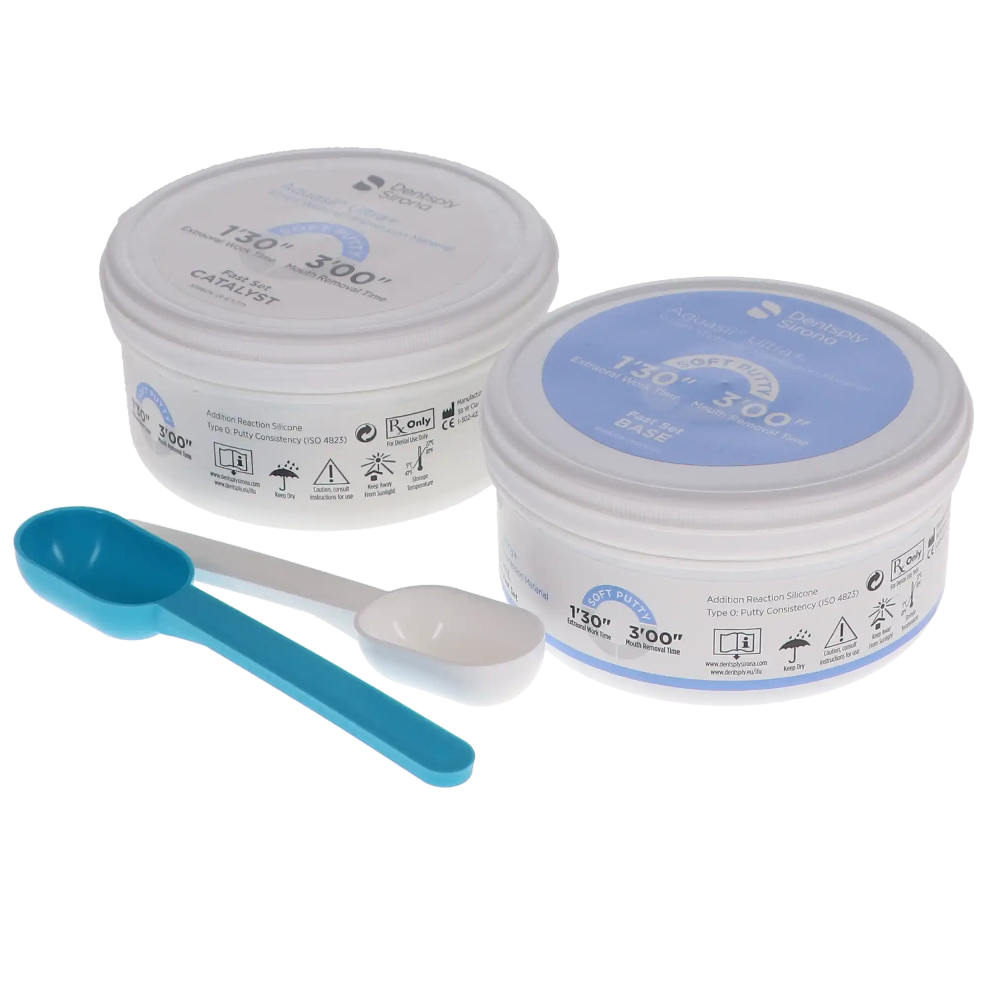 Aquasil Ultra+ Soft Putty Fast Set VPS Impression Material, 2 x 250 mL (Base & Catalyst), 678708 thumbnail 3