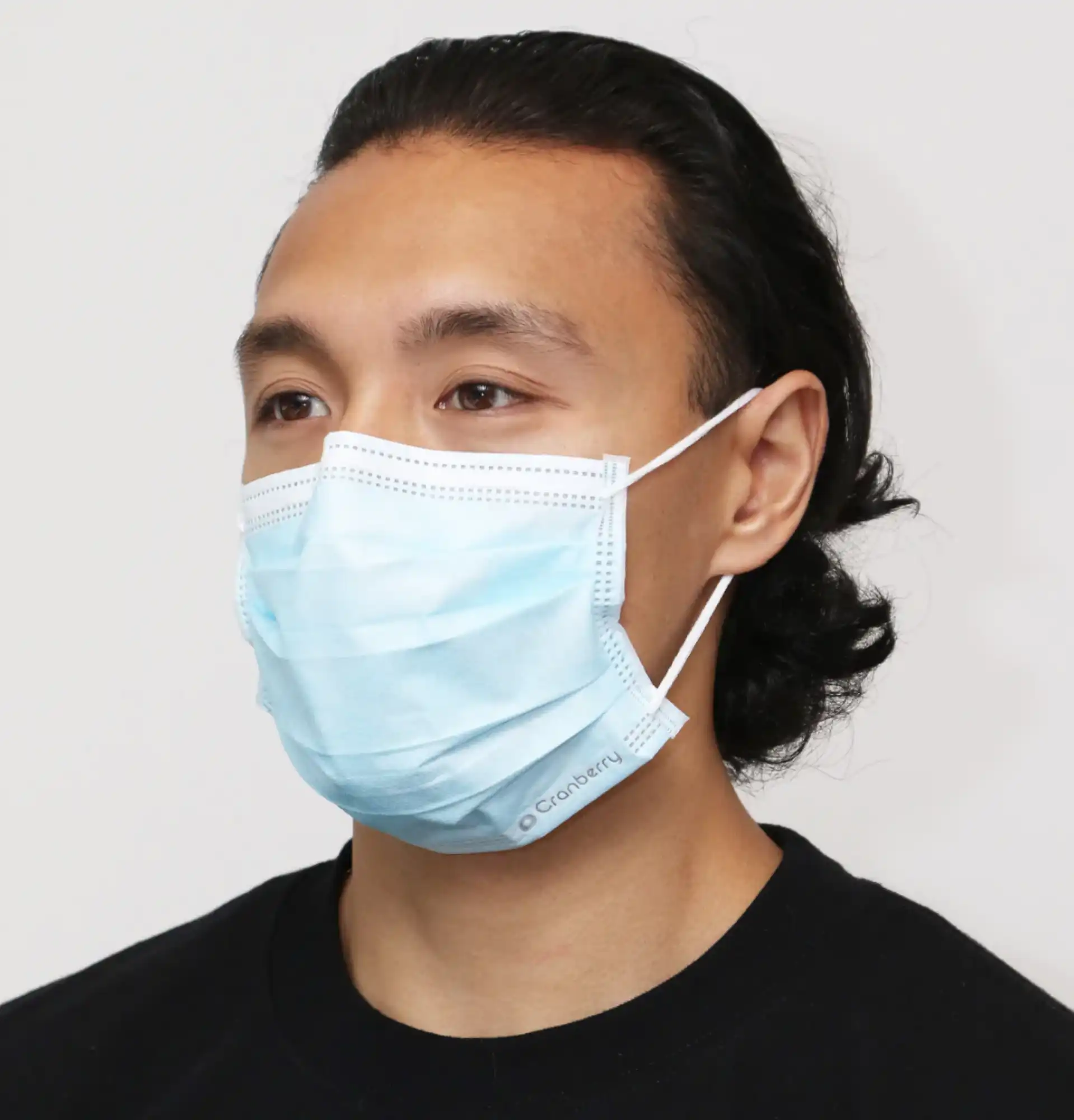 Cranberry S3+ Earloop Face Mask, ASTM Level 3, 3-Ply, Blue, 50/Box, S3160B thumbnail 11