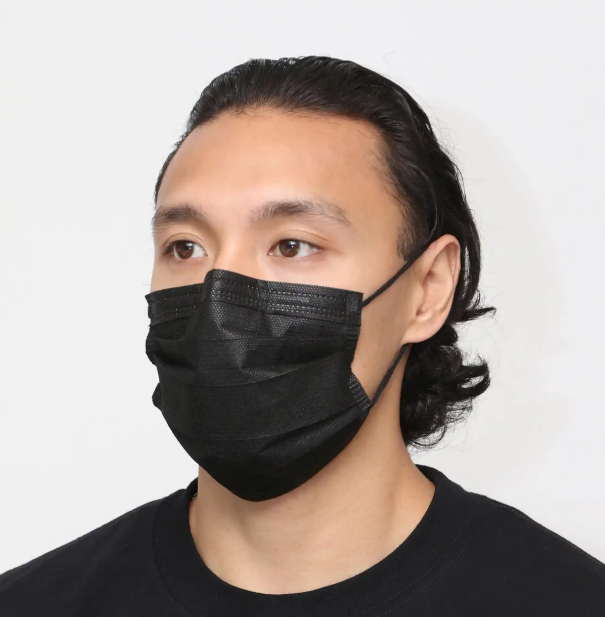 Cranberry S3+ Procedure Face Mask, ASTM Level 3, 3-Ply, Earloop, Black, 50/Box, S3160K thumbnail 11