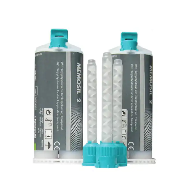 Memosil 2 Transparent Bite Registration VPS Material, Regular Body, 50 mL Cartridges, Complete Kit, 2/Bx, 50035018 thumbnail 2