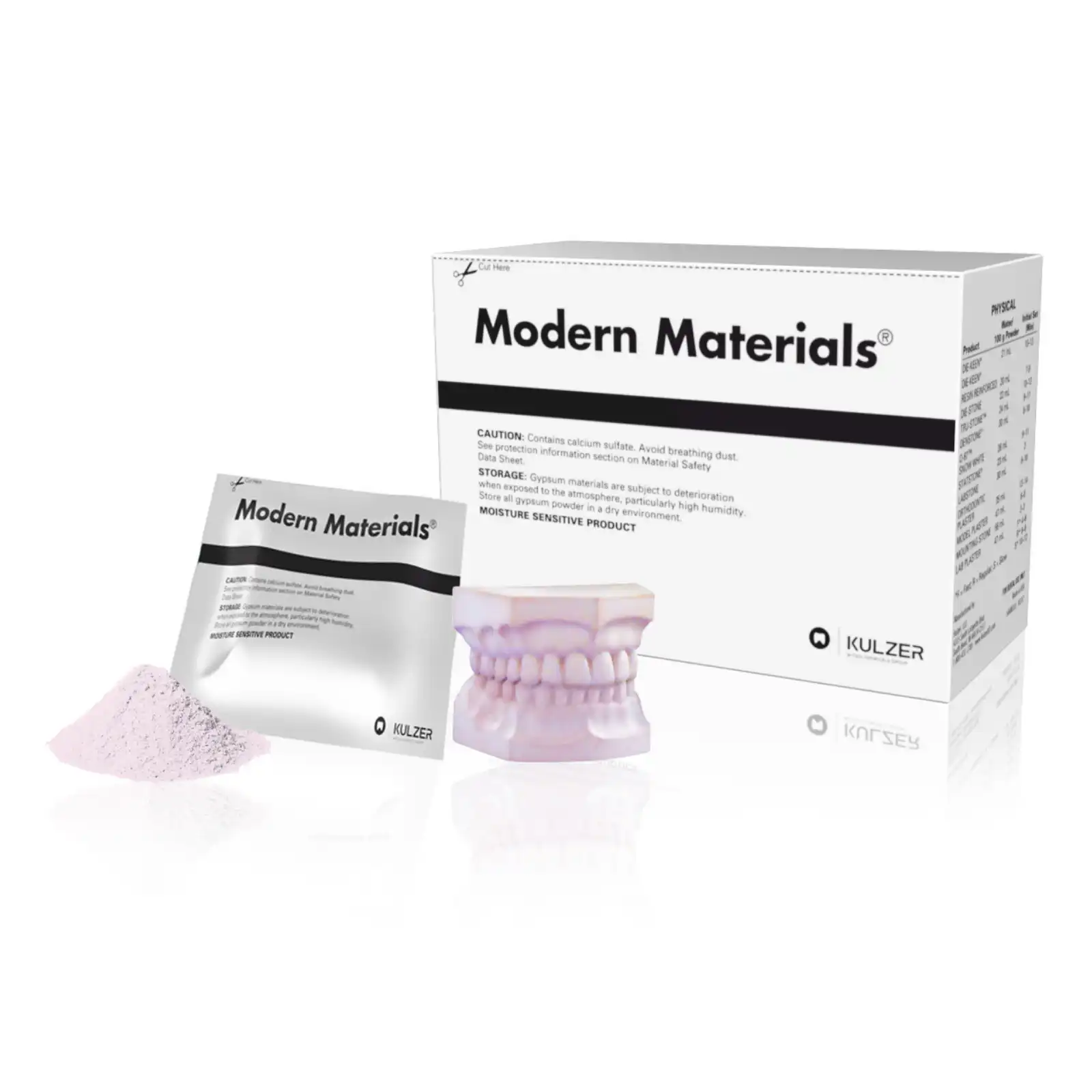 Kulzer Modern Materials StatStone Type III Fast-Set Model Stone, Pink, 25 lb Carton, 50046860 thumbnail 2