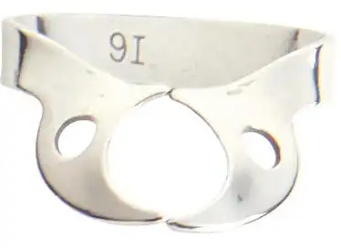 Ivory Rubber Dam Clamp, Wingless Molar, #W14, Stainless Steel, 50057554 thumbnail 2