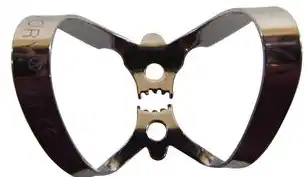 Ivory Tiger Rubber Dam Clamp, #9T, Winged, Anterior/Labial, Serrated Jaws, Stainless Steel, 1/Pk, 50057855 thumbnail 5