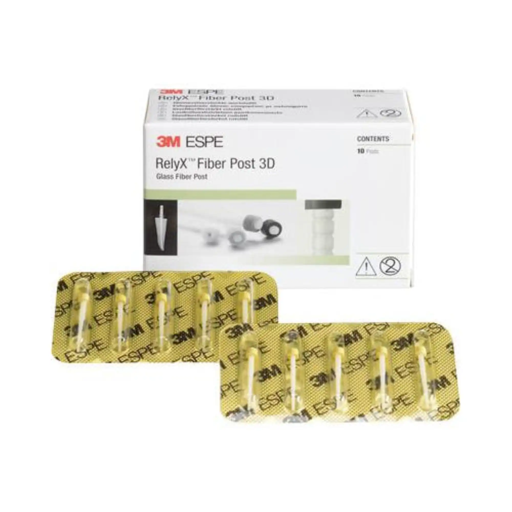 3M RelyX Fiber Post 3D Glass Fiber Post, Size 1 (1.3mm), Yellow, Refill, 10/Bx, 56949 thumbnail 6