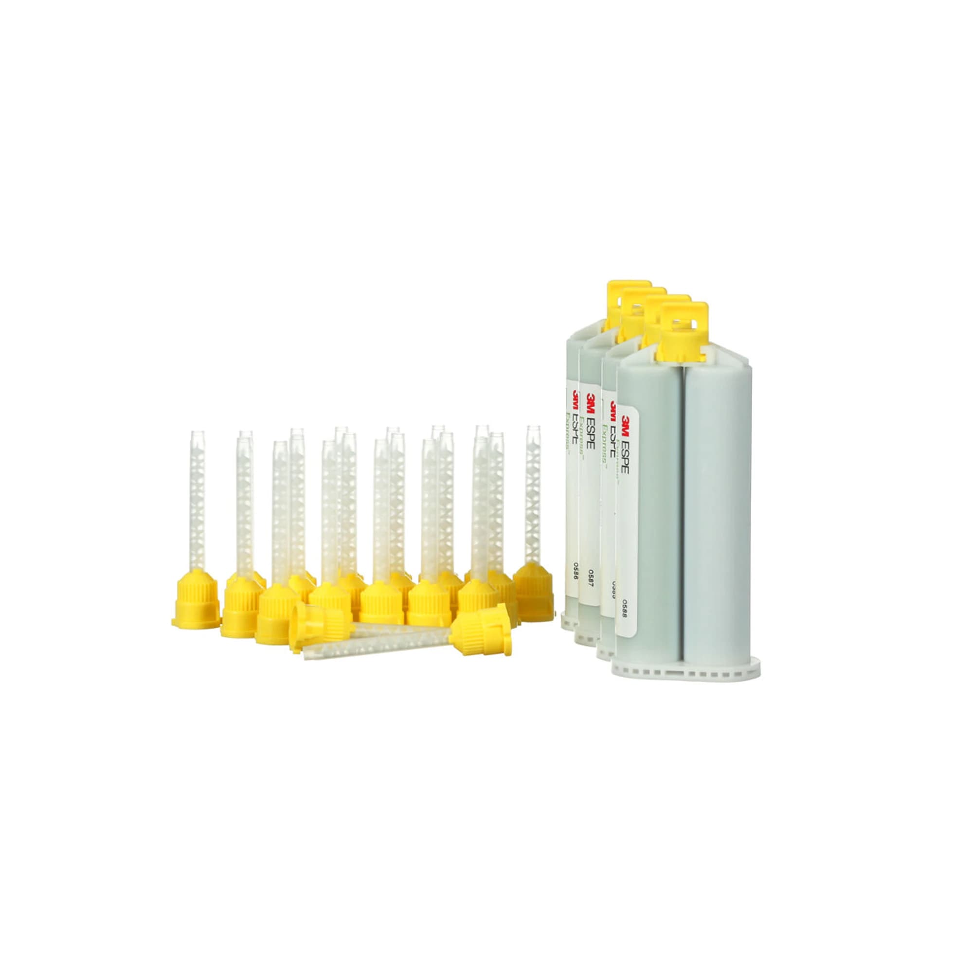 3M™ Express™ VPS Impression Material, Regular Body, Regular Set, Purple, Refill Pack of 4 (50 mL Cartridges) with 20 Mixing Tips, #7322 thumbnail 2