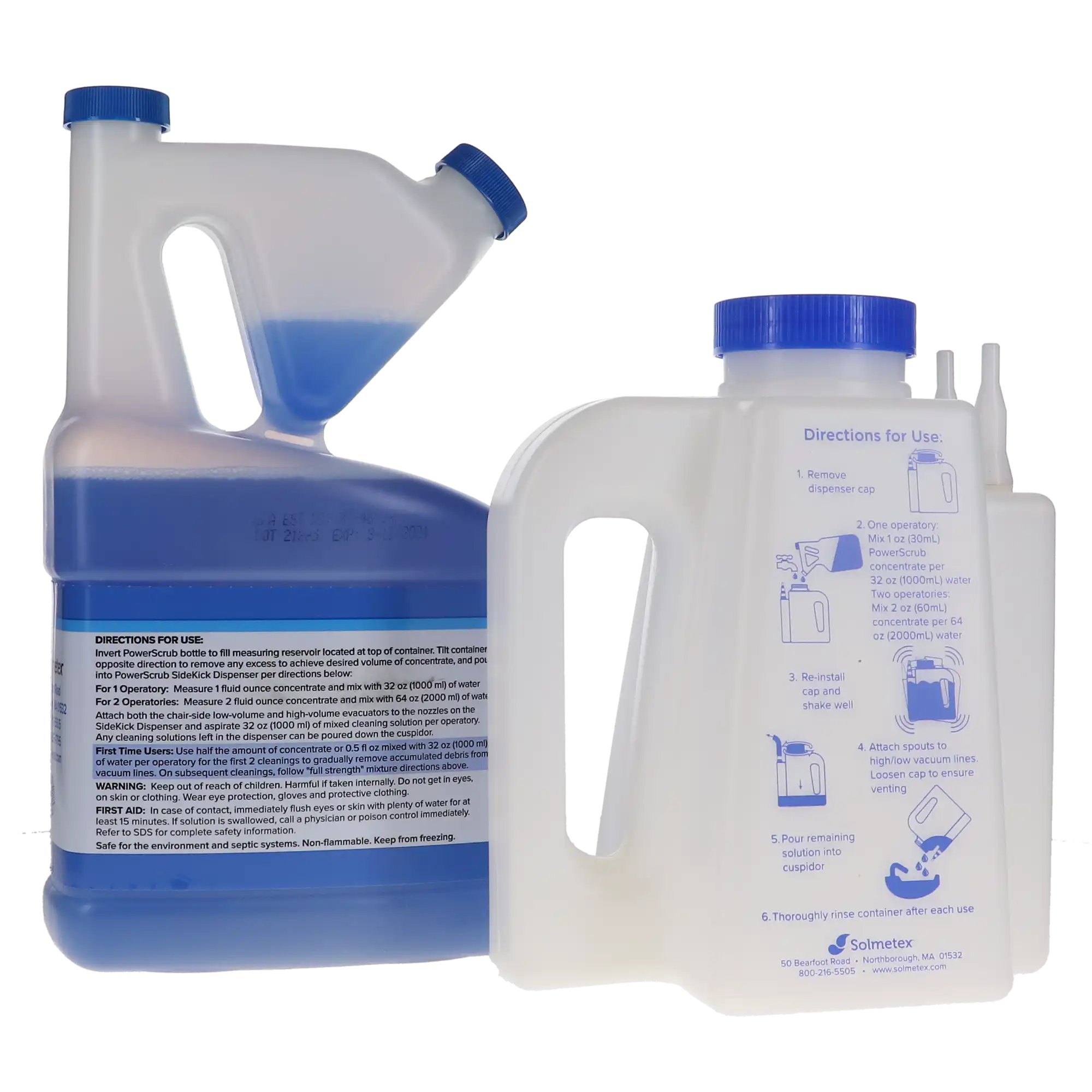 PowerScrub Vacuum Line Cleaner Intro Kit, 64 oz Bottle with Sidekick Dispenser, PCS-VLIK thumbnail 16