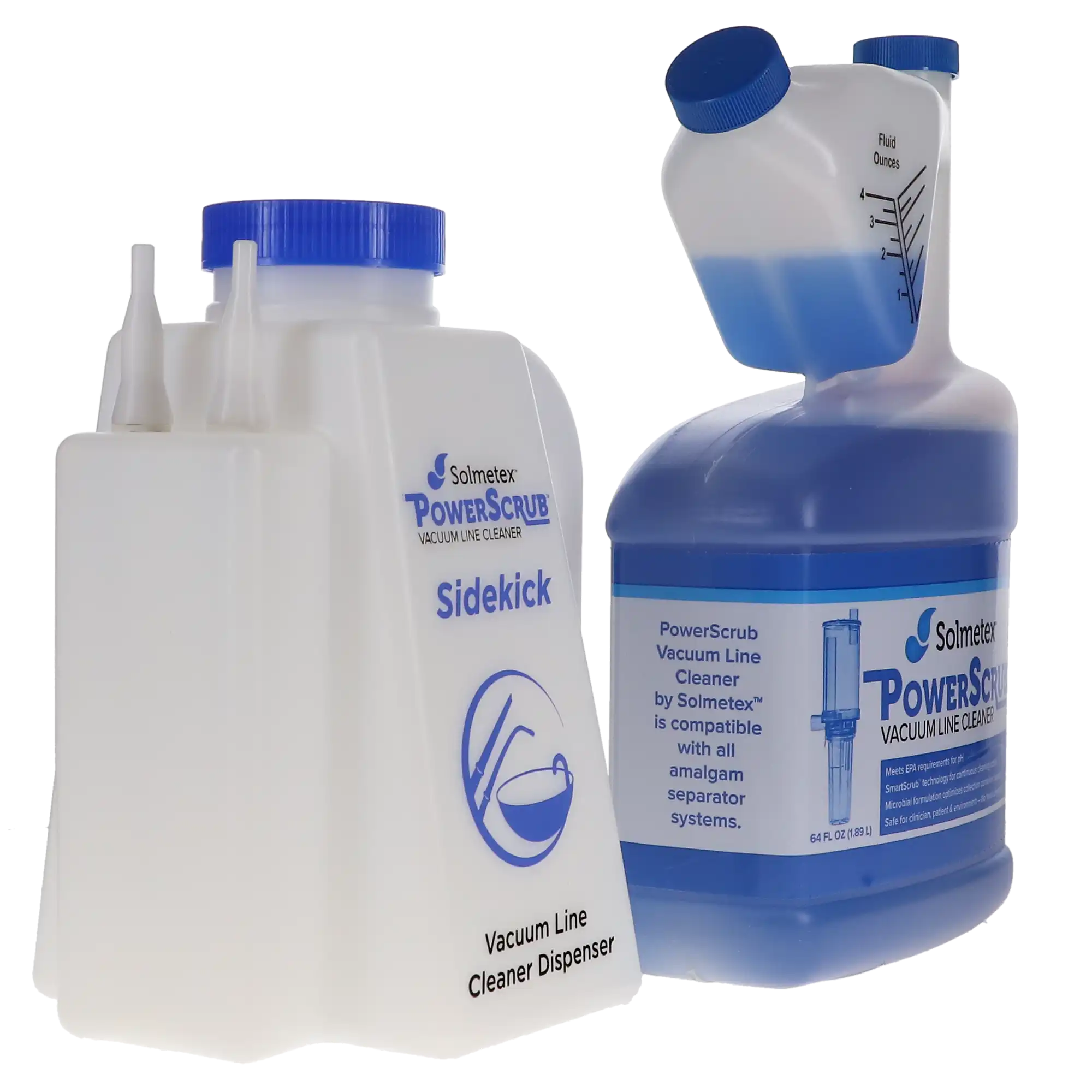 PowerScrub Vacuum Line Cleaner Intro Kit, 64 oz Bottle with Sidekick Dispenser, PCS-VLIK thumbnail 17