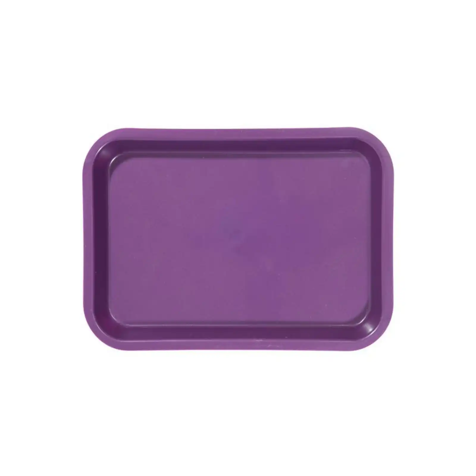 Zirc Mini Tray, F-Size, Flat, Plum, 9-3/8" x 6-3/8" x 7/8", 20Z101E thumbnail 2