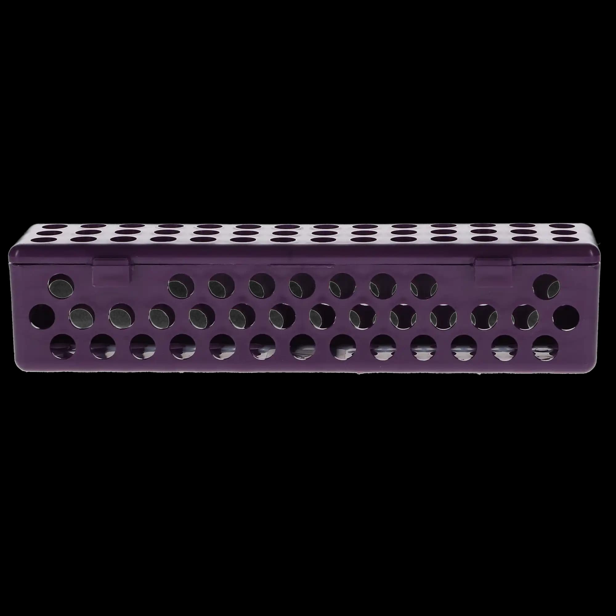 Zirc Steri-Container Standard, Plum, 8-1/8" x 1-7/8" x 1-7/8", Holds 10-14 Instruments, 50Z900E thumbnail 2