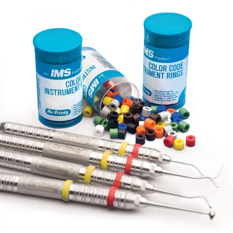 Hu-Friedy IMS Color Code Instrument Rings, Regular, Assorted Colors, Silicone, 90/Pkg, IMS-1280 thumbnail 2