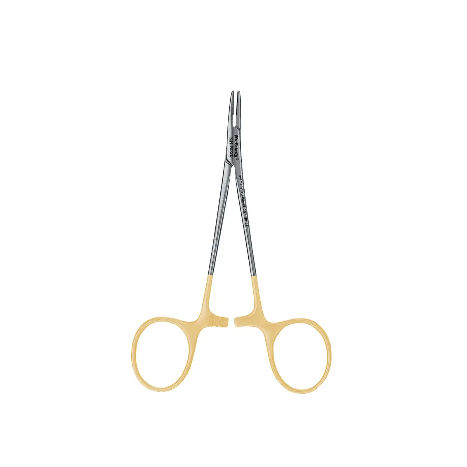 Hu-Friedy Perma Sharp Derf Needle Holder, 4.5" (11.5 cm), Tungsten Carbide Serrated Tips, NH5032 thumbnail 2